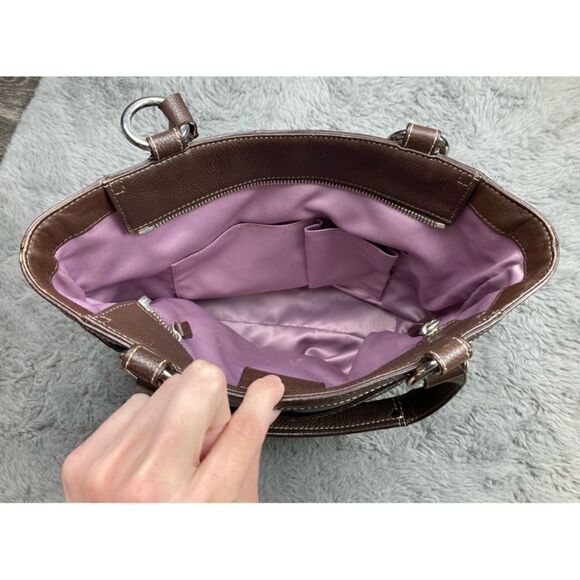 Coach chocolate brown Penelope pebbled leather shoulder bag - Picture 6 of 11